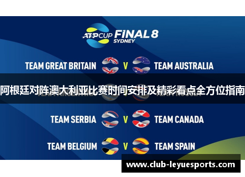 阿根廷对阵澳大利亚比赛时间安排及精彩看点全方位指南